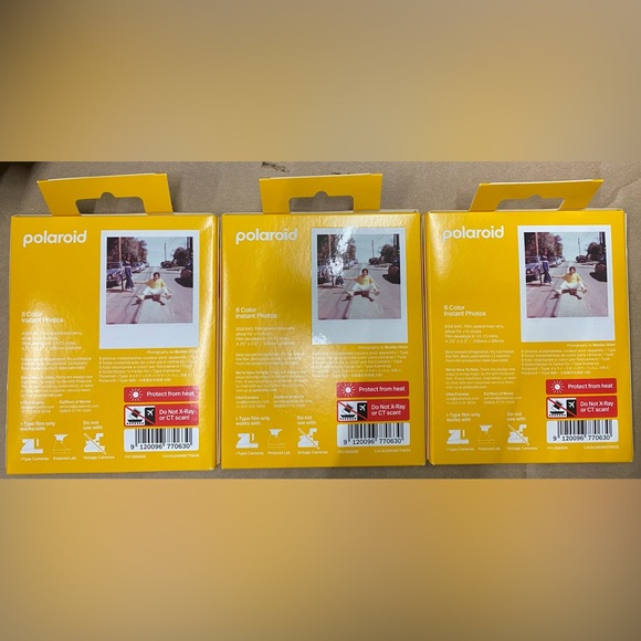 Brand new Polaroid Color i-Type Instant Film (8 Exposures)*3 PCS - Picture 2 of 2